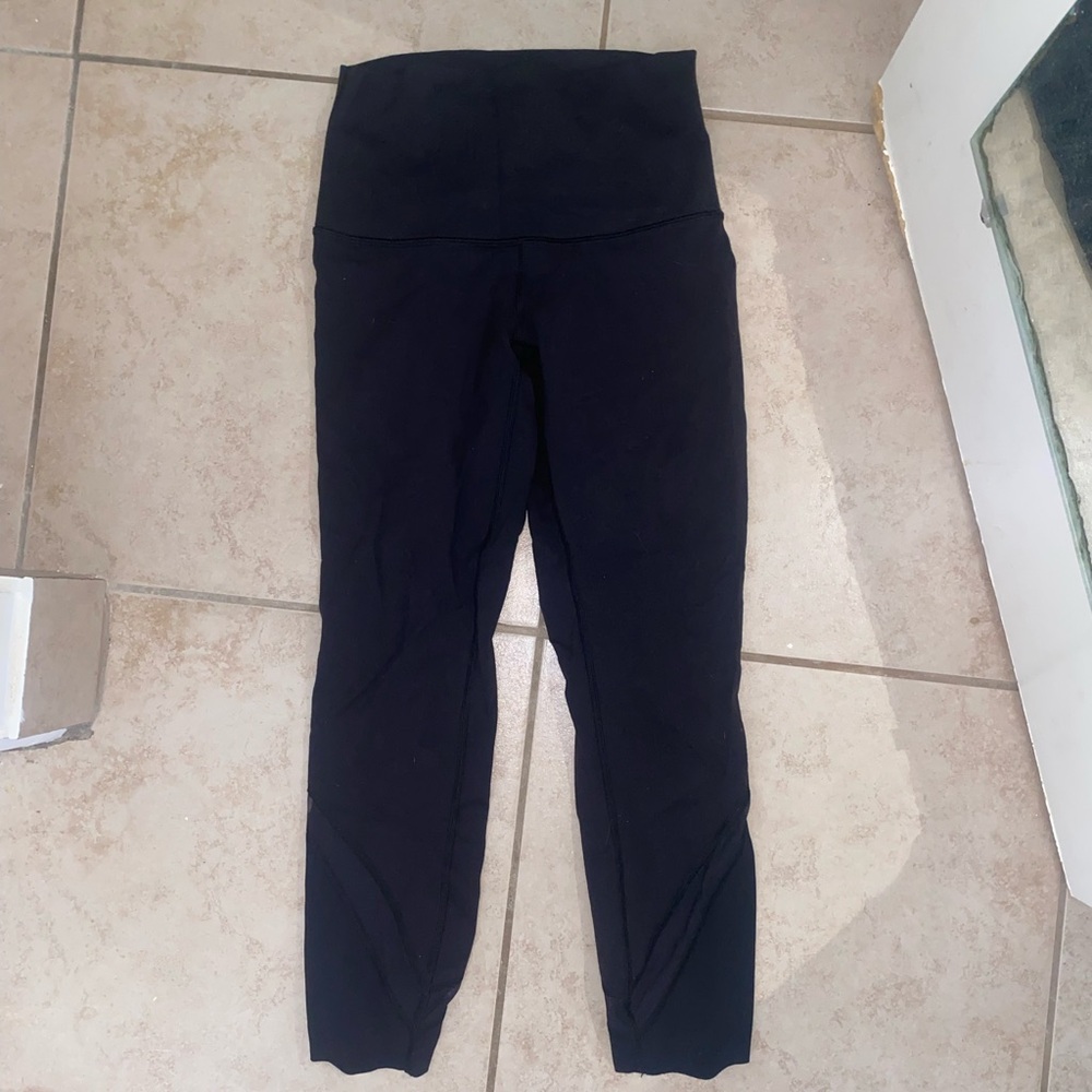 Lululemon Black with Mesh Leggings